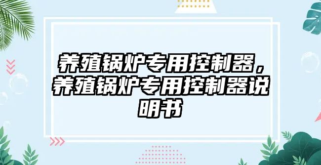 養(yǎng)殖鍋爐專用控制器，養(yǎng)殖鍋爐專用控制器說明書