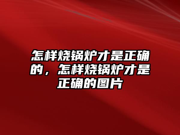 怎樣燒鍋爐才是正確的，怎樣燒鍋爐才是正確的圖片