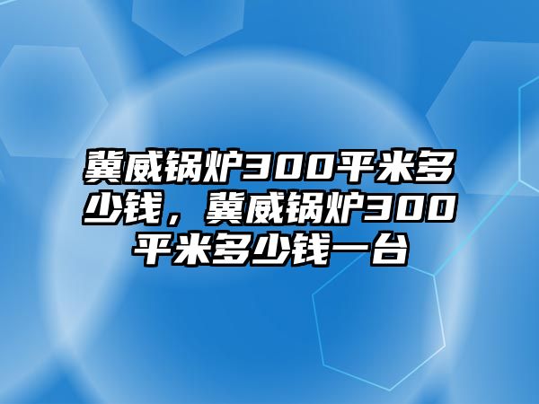 冀威鍋爐300平米多少錢，冀威鍋爐300平米多少錢一臺