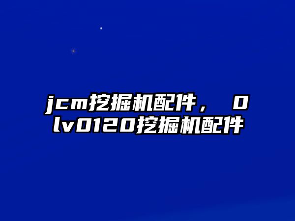 jcm挖掘機配件，ⅴ0lv0120挖掘機配件