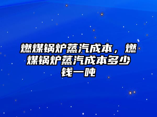 燃煤鍋爐蒸汽成本，燃煤鍋爐蒸汽成本多少錢一噸