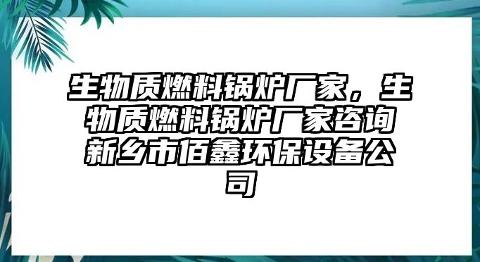 生物質燃料鍋爐廠家，生物質燃料鍋爐廠家咨詢新鄉(xiāng)市佰鑫環(huán)保設備公司