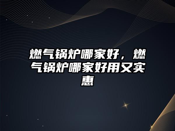 燃?xì)忮仩t哪家好，燃?xì)忮仩t哪家好用又實(shí)惠