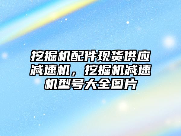 挖掘機配件現(xiàn)貨供應減速機，挖掘機減速機型號大全圖片