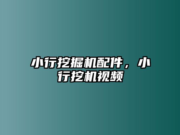 小行挖掘機(jī)配件，小行挖機(jī)視頻