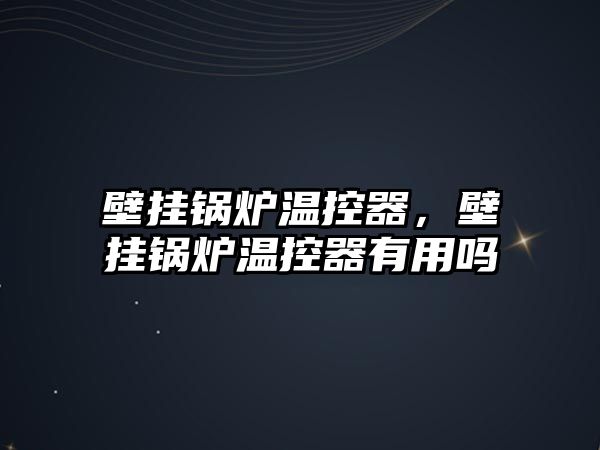 壁掛鍋爐溫控器，壁掛鍋爐溫控器有用嗎