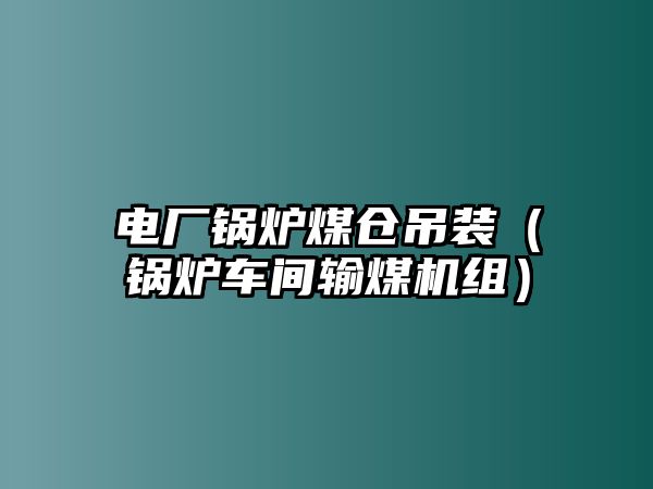 電廠鍋爐煤倉吊裝（鍋爐車間輸煤機(jī)組）