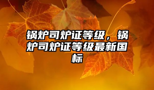 鍋爐司爐證等級(jí)，鍋爐司爐證等級(jí)最新國(guó)標(biāo)