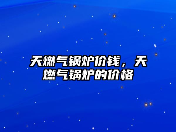 天燃?xì)忮仩t價(jià)錢，天燃?xì)忮仩t的價(jià)格