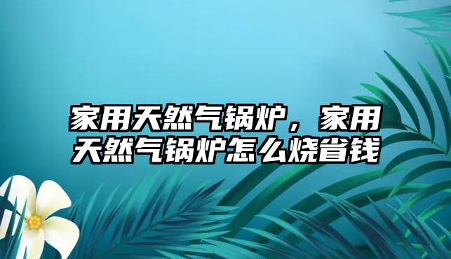 家用天然氣鍋爐，家用天然氣鍋爐怎么燒省錢