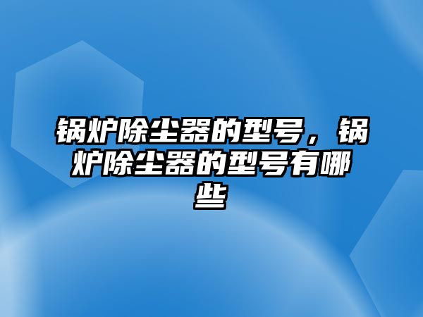 鍋爐除塵器的型號，鍋爐除塵器的型號有哪些