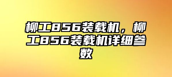 柳工856裝載機(jī)，柳工856裝載機(jī)詳細(xì)參數(shù)