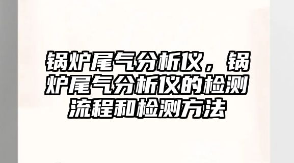 鍋爐尾氣分析儀，鍋爐尾氣分析儀的檢測流程和檢測方法