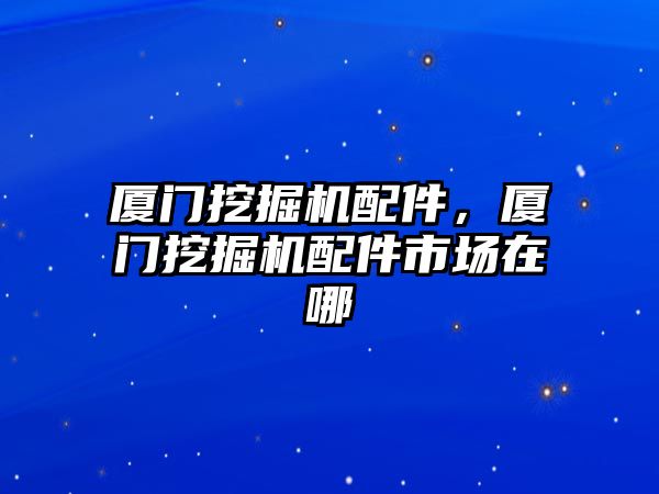 廈門挖掘機配件，廈門挖掘機配件市場在哪