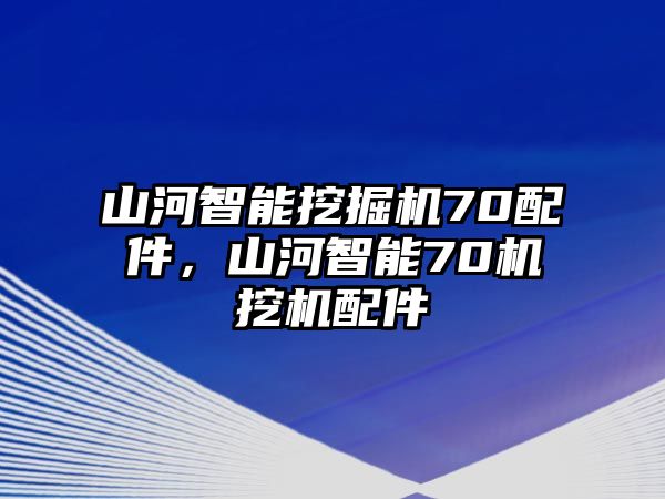 山河智能挖掘機70配件，山河智能70機挖機配件