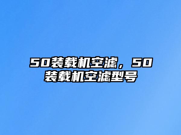 50裝載機(jī)空濾，50裝載機(jī)空濾型號