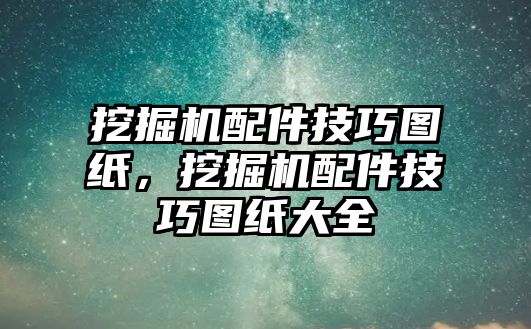 挖掘機配件技巧圖紙，挖掘機配件技巧圖紙大全