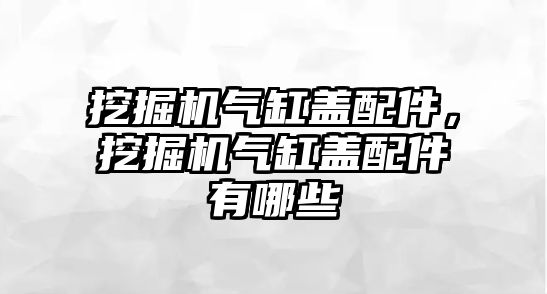 挖掘機氣缸蓋配件，挖掘機氣缸蓋配件有哪些