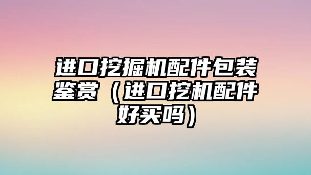 進(jìn)口挖掘機(jī)配件包裝鑒賞（進(jìn)口挖機(jī)配件好買(mǎi)嗎）