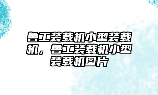 魯工裝載機小型裝載機，魯工裝載機小型裝載機圖片