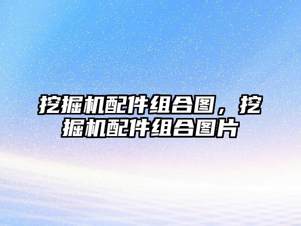 挖掘機配件組合圖，挖掘機配件組合圖片