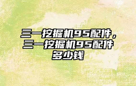 三一挖掘機95配件，三一挖掘機95配件多少錢