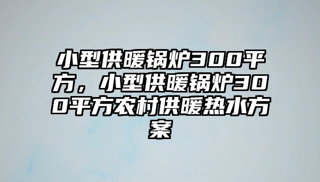 小型供暖鍋爐300平方，小型供暖鍋爐300平方農(nóng)村供暖熱水方案