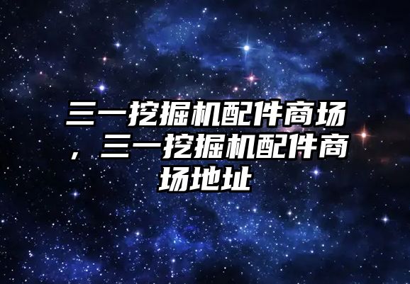 三一挖掘機(jī)配件商場，三一挖掘機(jī)配件商場地址