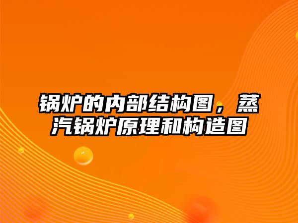 鍋爐的內(nèi)部結(jié)構(gòu)圖，蒸汽鍋爐原理和構(gòu)造圖