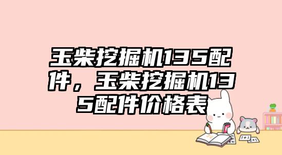 玉柴挖掘機(jī)135配件，玉柴挖掘機(jī)135配件價(jià)格表