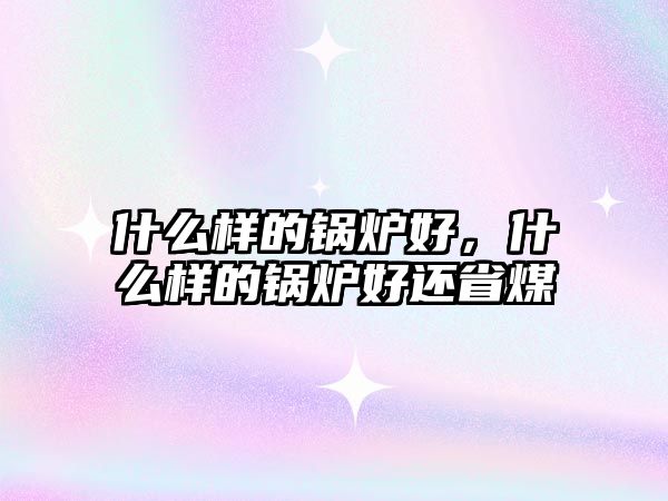 什么樣的鍋爐好，什么樣的鍋爐好還省煤