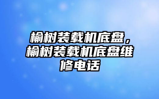 榆樹裝載機底盤，榆樹裝載機底盤維修電話