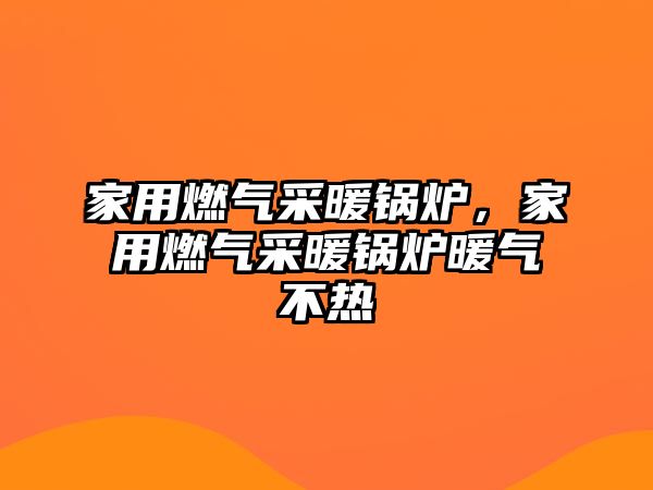 家用燃氣采暖鍋爐，家用燃氣采暖鍋爐暖氣不熱