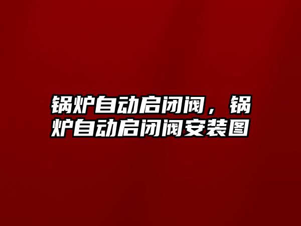 鍋爐自動啟閉閥，鍋爐自動啟閉閥安裝圖