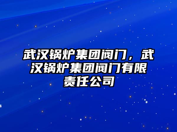 武漢鍋爐集團閥門，武漢鍋爐集團閥門有限責任公司