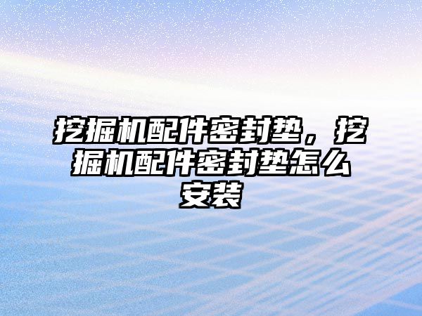 挖掘機配件密封墊，挖掘機配件密封墊怎么安裝