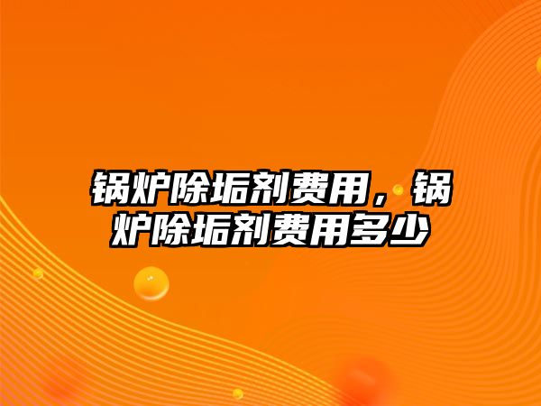 鍋爐除垢劑費(fèi)用，鍋爐除垢劑費(fèi)用多少