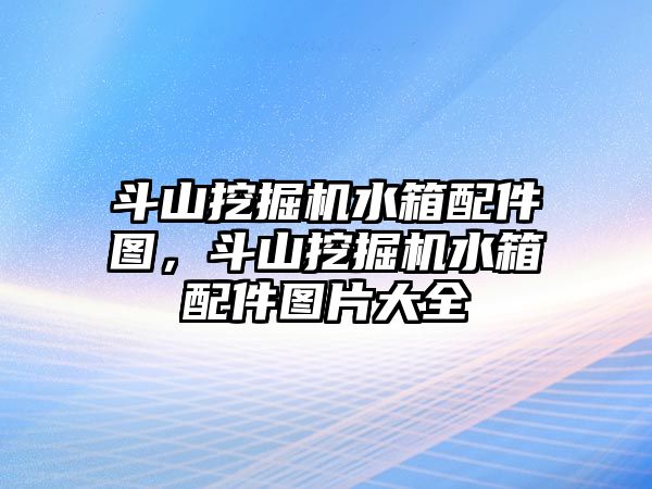 斗山挖掘機水箱配件圖，斗山挖掘機水箱配件圖片大全