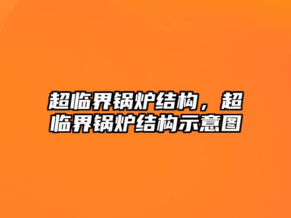 超臨界鍋爐結(jié)構(gòu)，超臨界鍋爐結(jié)構(gòu)示意圖