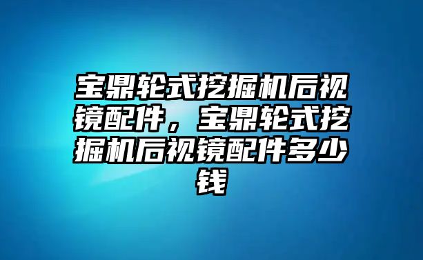 寶鼎輪式挖掘機(jī)后視鏡配件，寶鼎輪式挖掘機(jī)后視鏡配件多少錢