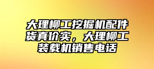 大理柳工挖掘機(jī)配件貨真價(jià)實(shí)，大理柳工裝載機(jī)銷售電話