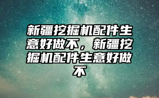 新疆挖掘機配件生意好做不，新疆挖掘機配件生意好做不