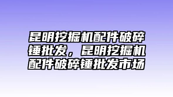 昆明挖掘機配件破碎錘批發(fā)，昆明挖掘機配件破碎錘批發(fā)市場