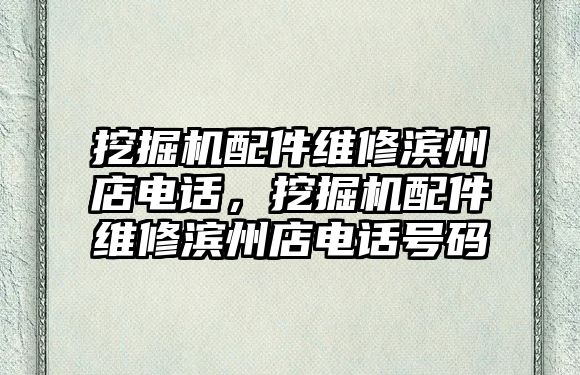 挖掘機配件維修濱州店電話，挖掘機配件維修濱州店電話號碼