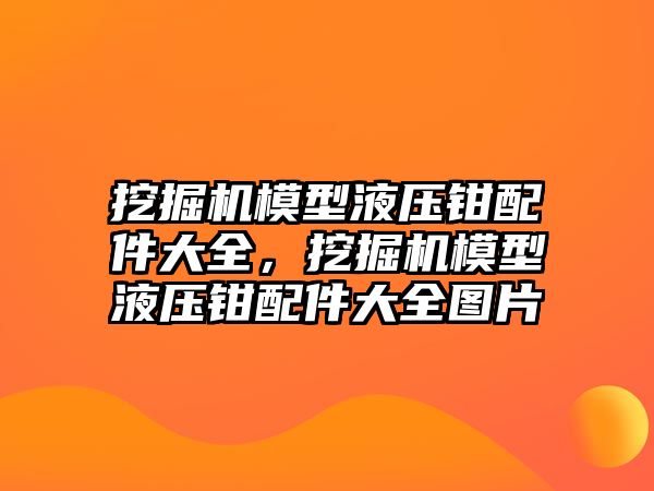 挖掘機模型液壓鉗配件大全，挖掘機模型液壓鉗配件大全圖片