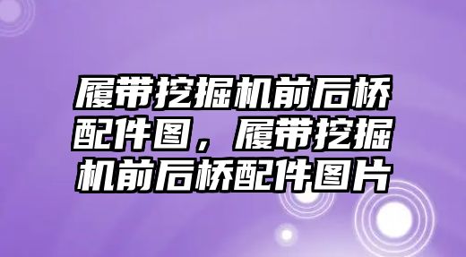 履帶挖掘機前后橋配件圖，履帶挖掘機前后橋配件圖片