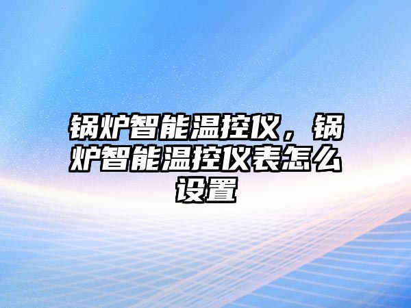 鍋爐智能溫控儀，鍋爐智能溫控儀表怎么設(shè)置