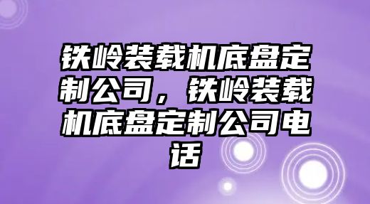 鐵嶺裝載機(jī)底盤定制公司，鐵嶺裝載機(jī)底盤定制公司電話