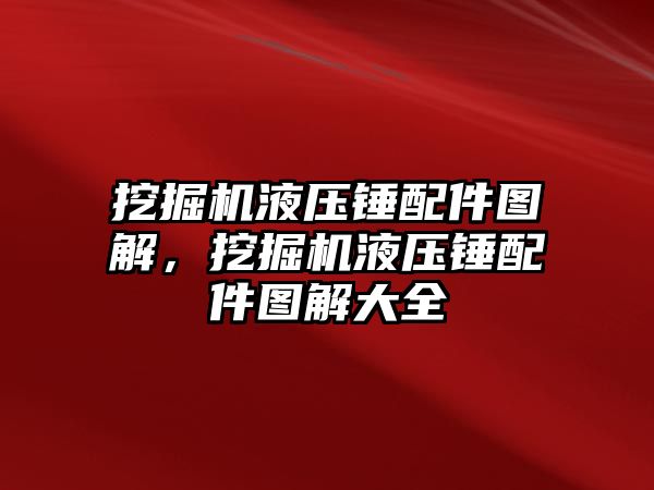 挖掘機液壓錘配件圖解，挖掘機液壓錘配件圖解大全