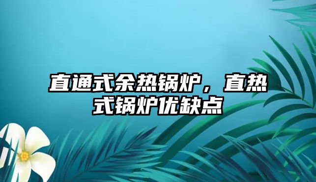 直通式余熱鍋爐，直熱式鍋爐優(yōu)缺點